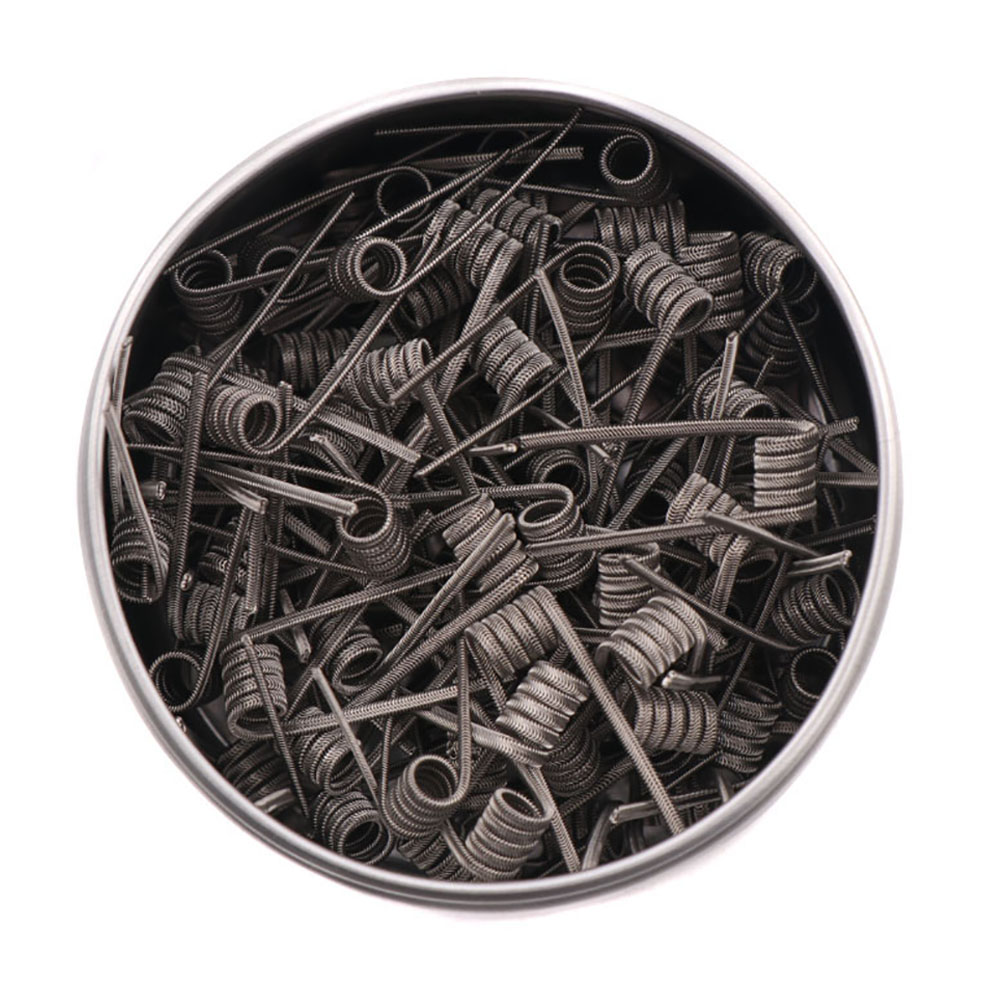 Clapton Wire Pre Built - NIEUWE XFKM 100 stks/doos NI80/A1/SS316L Alien