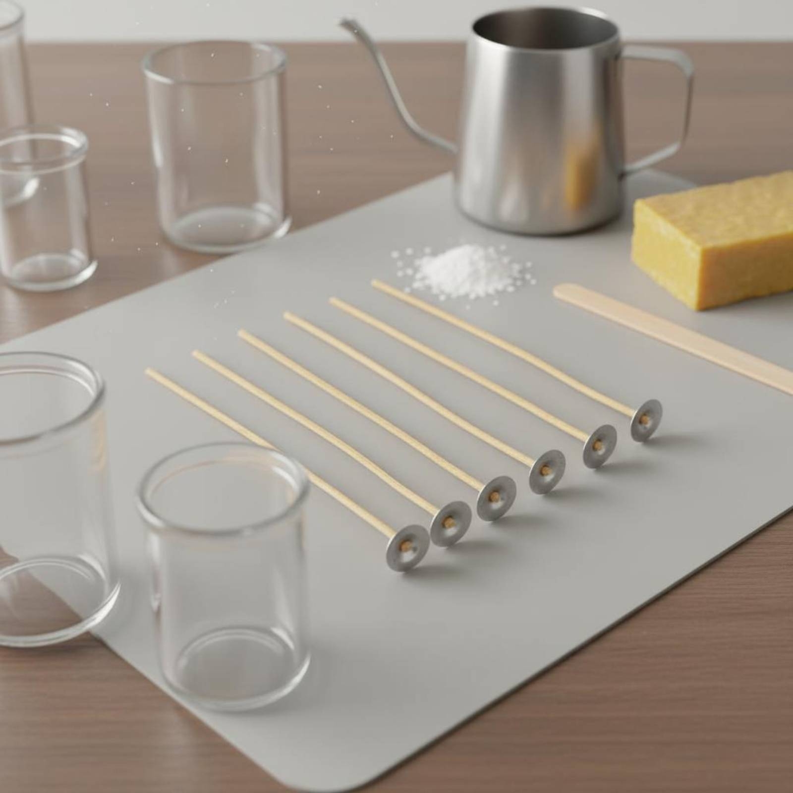 Cotton Wick Organic - Kaarsenpit Rookvrije, vooraf gewaxte katoenen lont
