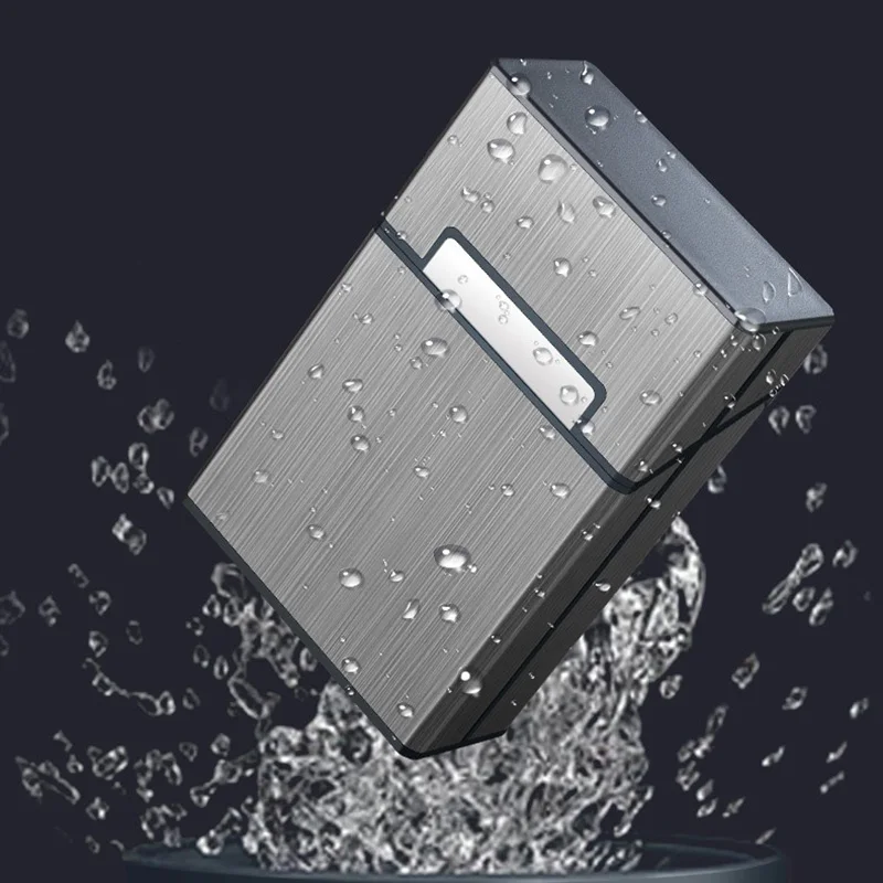 Smoking & Vaping Accessories - Draagbare Slanke Aluminium Sigarettenkoker Regelmatige Kingsize
