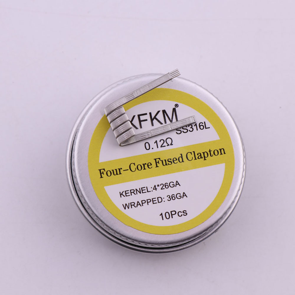 Clapton Wire Pre Built - 10 Stks/doos 3Mm Spiraal-Id Voorgebouwd Gesmolten