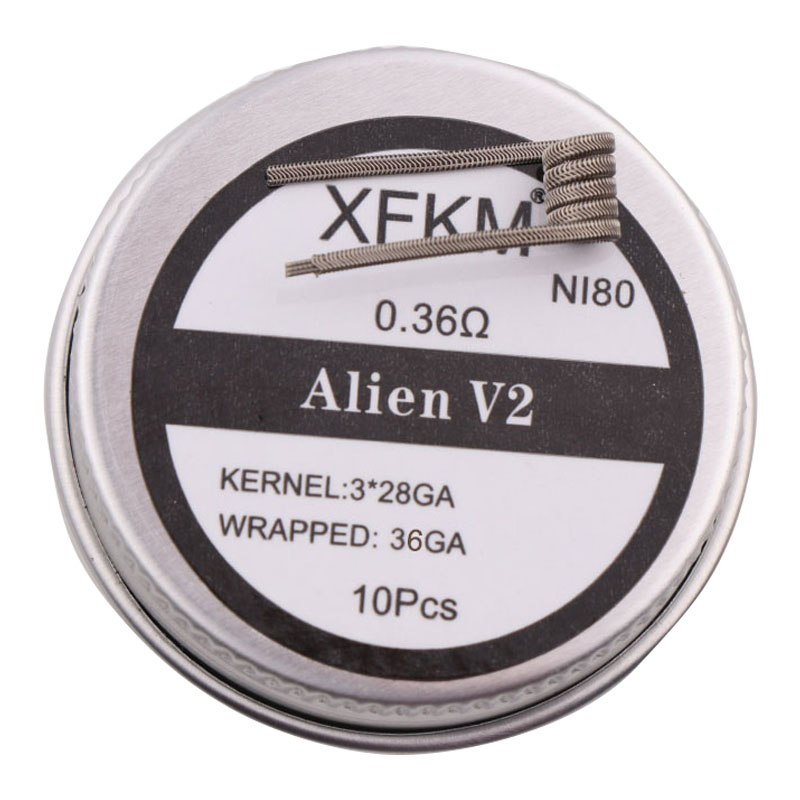 Clapton Wire Pre Built - Nieuwe Xfkm Ni80/A1/Ss316l 10 Stks/partij Voorgebouwde