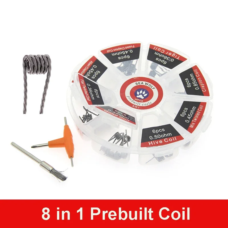Voorgevormde spoel 8 soorten A - Clapton Wire Pre Built recensie en prijs