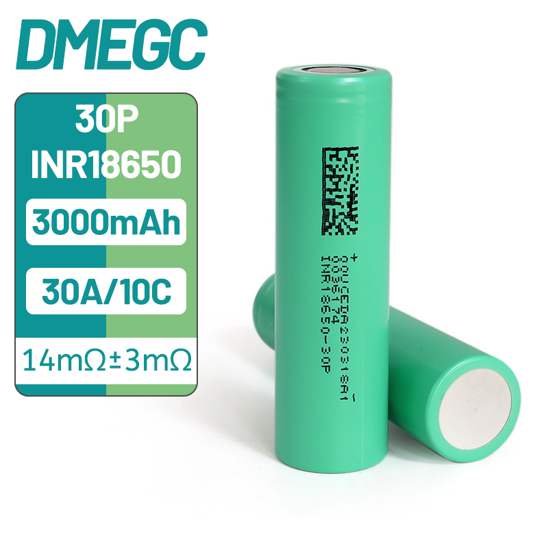 10PCS DMEGC 30P INR18650 3000m - Vape Battery 18650 recensie en prijs